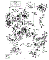 Starter motor parts tecumseh 590670 diagrams