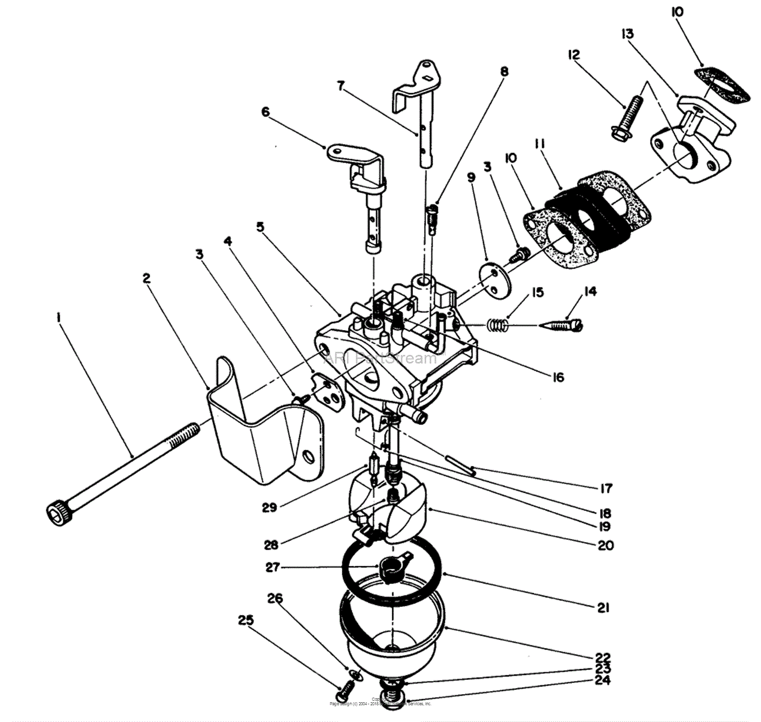 Toro 38185C, CCR 2000 Snowthrower, 1988 (SN 80000018999999) Parts