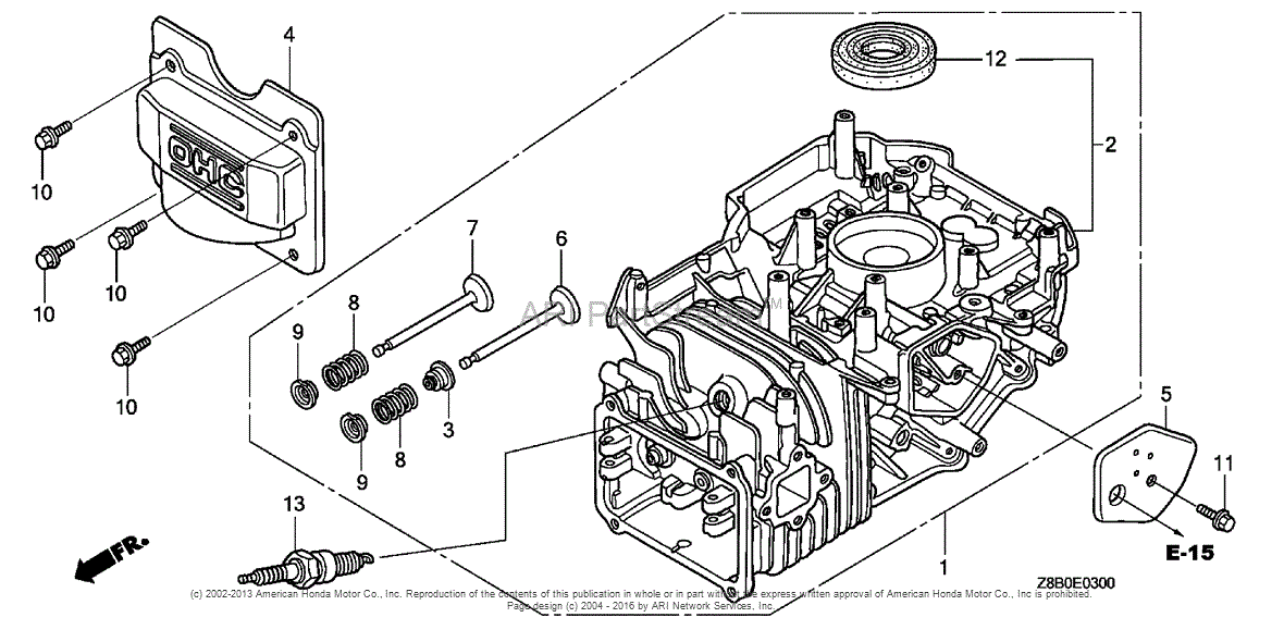 Honda small engine gjaea #7