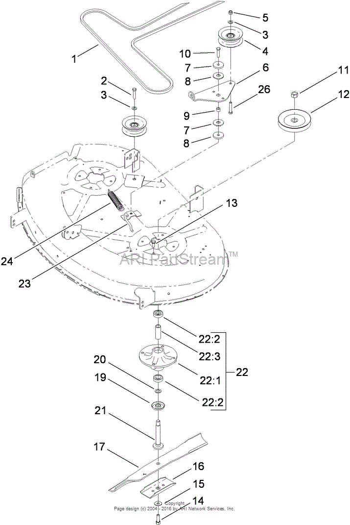 Toro 74381, TimeCutter Z4202 Riding Mower, 2010 (SN 310000001-310999999 ...